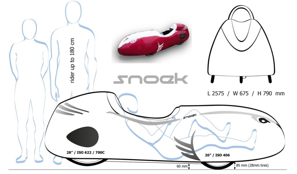 Velomobiel
Snoek Velomobil für kleine Leute
